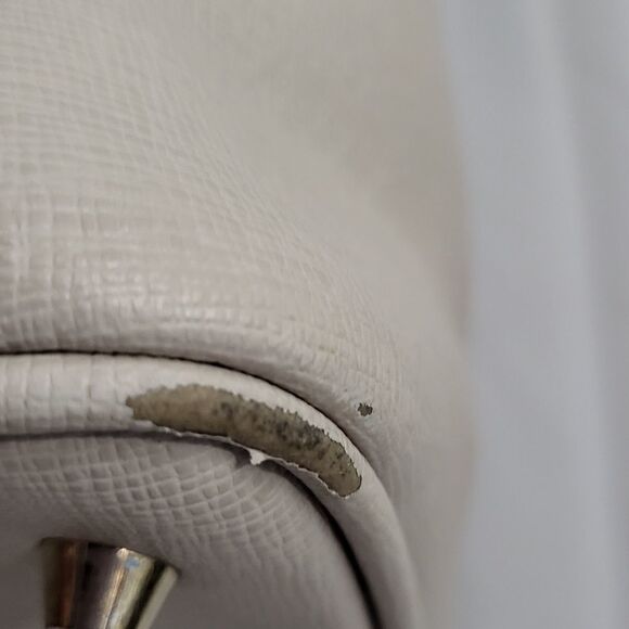 Off white Furla Top Handle Bag Large Tote shoulder bag women's - Picture 6 of 16